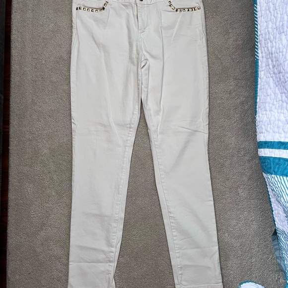 Michael Kors White Denim Pants - Picture 5 of 6